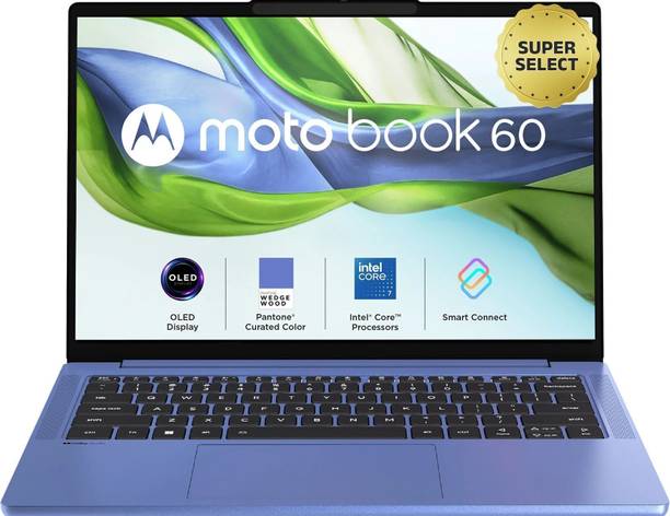 MOTOROLA Motobook 60 Full Metal OLED (i7 14th Gen) Intel Core 7 (Series 2) 240H - (16 GB/512 GB SSD/Windows 11 Home) 14IRH10R Thin and Light Laptop