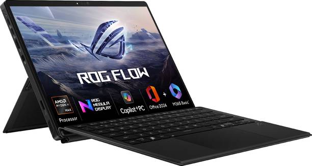 ASUS ROG Flow Z13 (2025) with Office 2024 + M365 Basic* AMD Ryzen AI Max 390 - (32 GB/1 TB SSD/Windows 11 Home/AMD Radeon Radeon/180 Hz) GZ302EA-RU420WS 2 in 1 Gaming Laptop