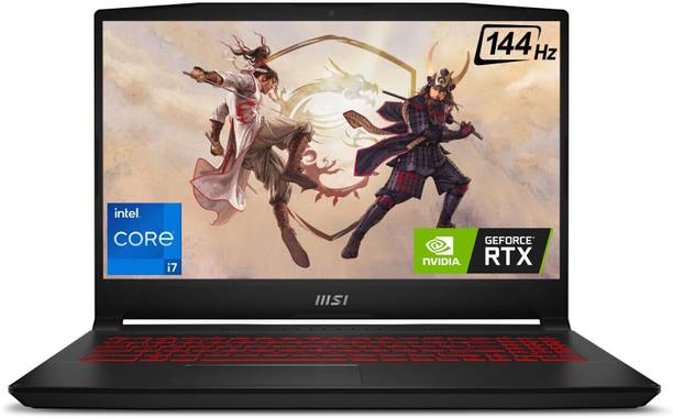 MSI Katana GF66 Intel Core i7 12th Gen 12650H - (8 GB/512 GB SSD/Windows 11 Home/4 GB Graphics/NVIDIA GeForce RTX 3050/144 Hz) Katana GF66 12UC-880IN Gaming Laptop