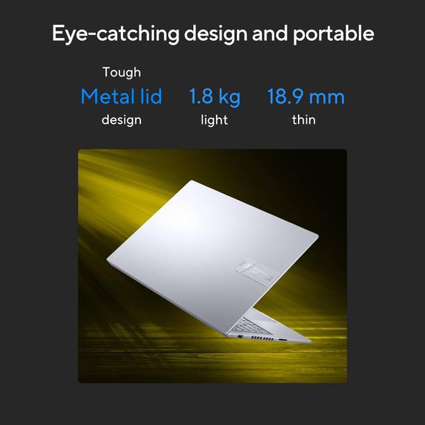 ASUS Intel Core i5 12th Gen – (8 GB/512 GB SSD/Windows 11 Home/4 GB Graphics) K3605ZF-MB522WS Laptop  (16 inch, Silver, With MS Office)