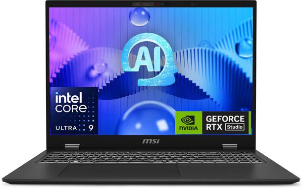 MSI Prestige 16 Studio AI PC Intel Core Ultra 9 185H - (32 GB/1 TB SSD/Windows 11 Home/8 GB Graphics) Prestige 16 AI Studio B1VFG Thin and Light Laptop