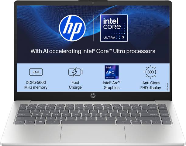HP Intel Core Ultra 7 155H - (16 GB/512 GB SSD/Windows 11 Home) 14-gr1023TU Thin and Light Laptop