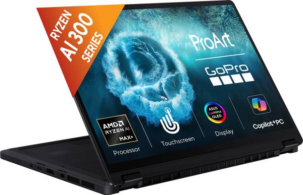 ASUS ProArt PX13 (2026) for Creator with Touch Screen, MSO 2024 + M365 Basic,AI PC AMD Ryzen AI Max+ - (128 GB/1 TB SSD/Windows 11 Home/AMD Radeon 8060S/60 Hz) HN7306EAC-LX052WS Gaming Laptop