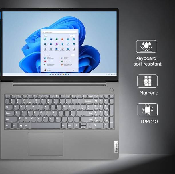 Lenovo AMD Ryzen 5 Hexa Core 5500U – (8 GB/512 GB SSD/Windows 11 Home) V15 Thin and Light Laptop