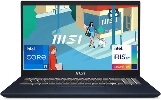 MSI Modern 15 Intel Core i7 13th Gen 1355U - (8 GB/512 GB SSD/Windows 11 Home) Modern 15 B13M-290IN Thin and Light Laptop