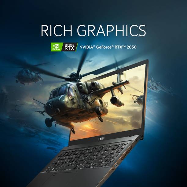 Acer Aspire 7 Intel Core i5 12th Gen 12450H – (16 GB/512 GB SSD/Windows 11 Home/4 GB Graphics/NVIDIA GeForce RTX 2050) A715-76G Gaming Laptop