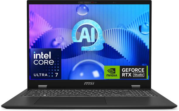 MSI Prestige 16 Studio AI PC Intel Core Ultra 7 155H - (32 GB/1 TB SSD/Windows 11 Home/6 GB Graphics) Prestige 16 AI Studio B1VEG Thin and Light Laptop