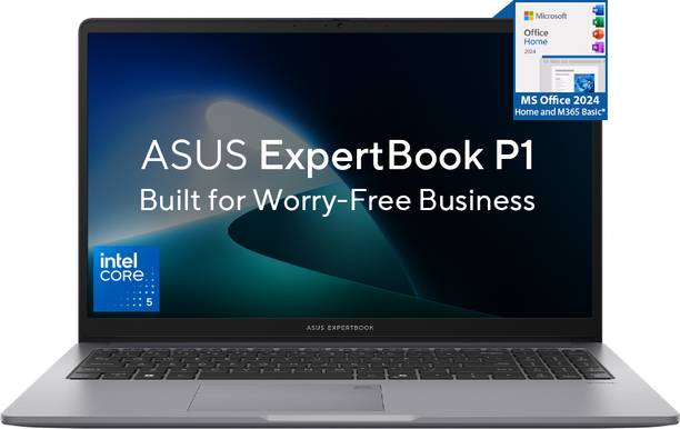 ASUS ExpertBook P1 (i5 14th Gen) Intel Core 5 210H - (32 GB/512 GB SSD/Windows 11 Home) P1503CVA-S72288WS Laptop