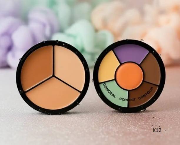 MISS BELLA 3+6IN1 CON Cream Natural Concealer Palette.k 8 Concealer