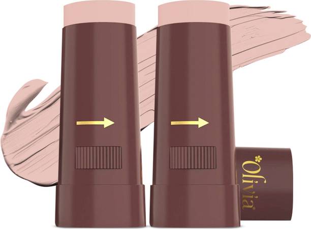 ओलिविया Instant Waterproof Makeup Stick with SPF 12 | Full Coverage Concealer कंसीलर