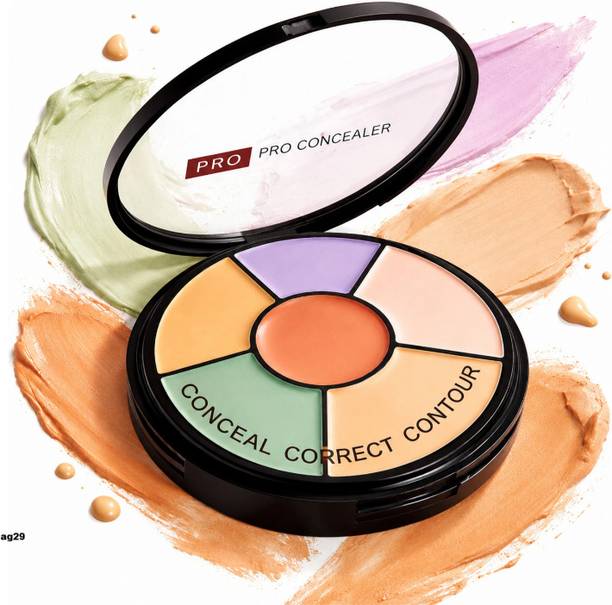 Velissa paris Concealer With Full Coverage , 6-IN-1 Shades, highly Premium quality ag29 Concealer