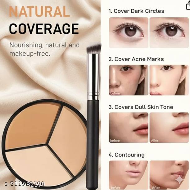 Morbee 3+6 Color Cream Natural ConcealerPalette.1 Concealer