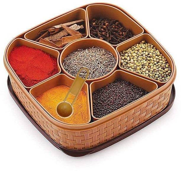क्विकमार्ट Quickmart 7 in 1 Spice Set And Masala Box 1 पीस स्पाइस सेट