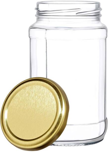 JIGSHTIAL Glass Pickle Jar  - 400 ml