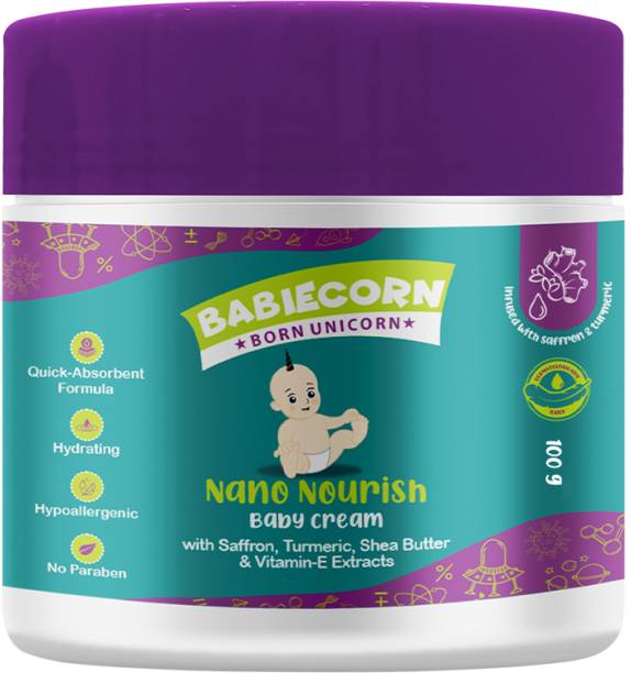 BABIECORN Nano Nourish Baby Cream Quick-Absorbent Hypoallergenic