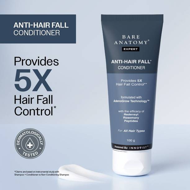 BARE ANATOMY Anti-Hair Fall Conditioner with Redensyl, Rosemary | Reduces Hair Thinning