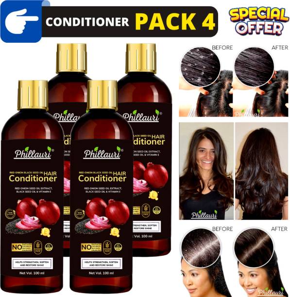 Phillauri Organics Red Onion Black Seed Oil Hair Conditioner