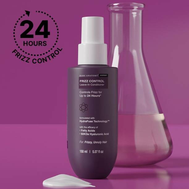 BARE ANATOMY Anti-Frizz Leave In Conditioner | Deep Conditioned Hair For 24 hrs