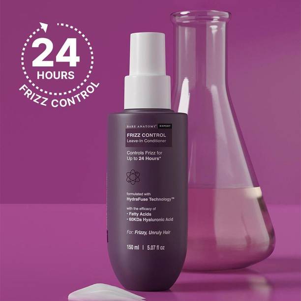 BARE ANATOMY Anti-Frizz Leave In Conditioner | Deep Conditioned Hair For 24 hrs