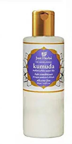 Just Herbs Kumuda Indian White Waterlily Conditioner For Hair Growth, Damaged Hair