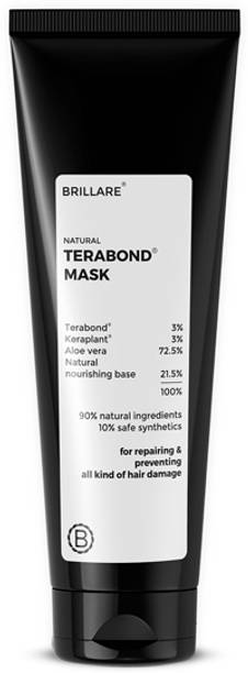 BRILLARE Terabond Hair Mask for Damaged & Frizzy Hair, Restores Smooth Hair