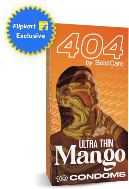 Bold Care 404 Super Ultra Thin Mango Flavored Condoms For Men Condom