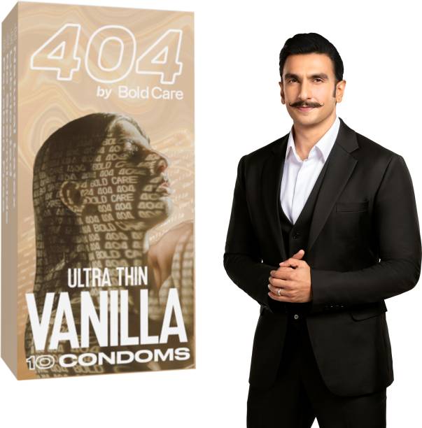Bold Care 404 Super Ultra Thin Vanilla Flavored Condoms For Men Condom
