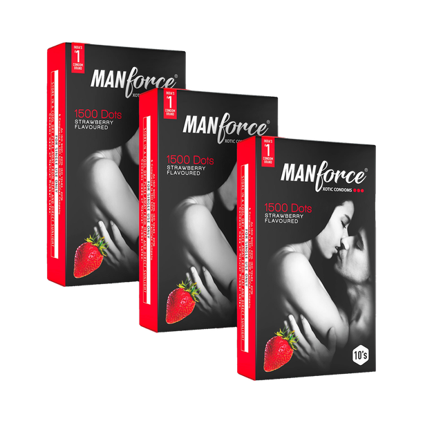 MANFORCE Strawberry Flavour Condom