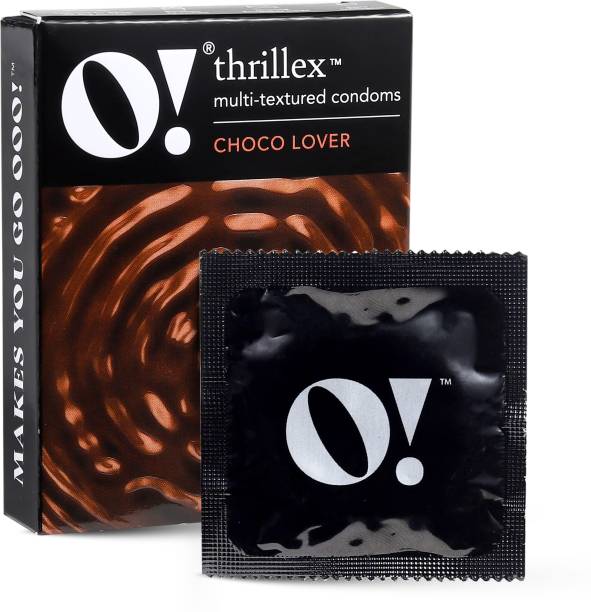 O! Thrillex Multi Textured Extra Time Chocolate Flavoured Premium Condom