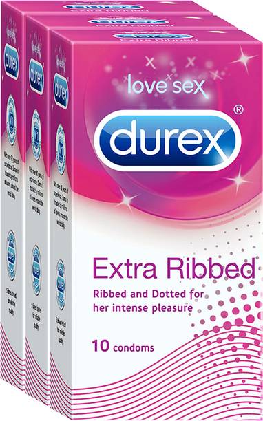 DUREX Extra Ribbed Condom