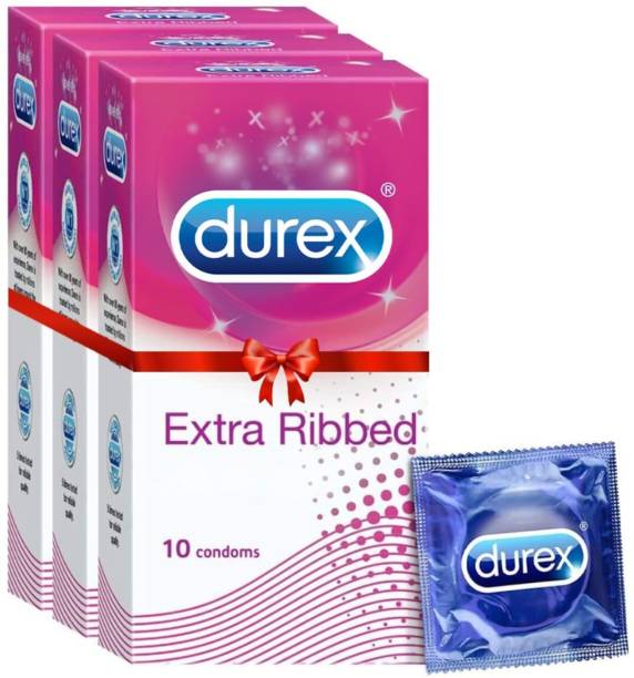 DUREX Extra Ribbed Condom