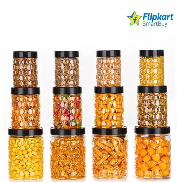 Flipkart SmartBuy Plastic Grocery Container  - 350 ml, 650 ml, 1200 ml