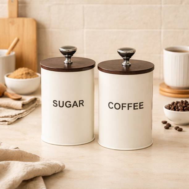Picfest Iron Tea Coffee & Sugar Container - 1100 ml