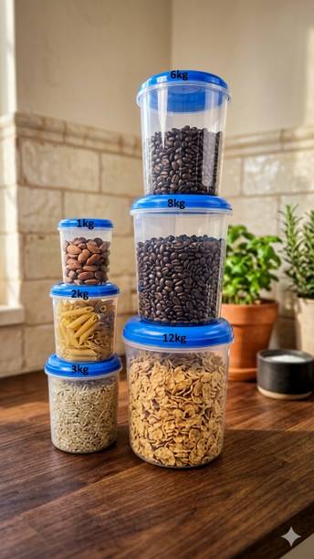 Veksin Plastic Grocery Container  - 1000 ml, 12000 ml, 2000 ml, 3000 ml, 6000 ml, 8000 ml