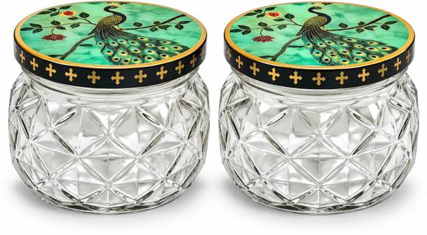 SHREE JI POWER Glass, Stainless Steel Honey Jar  - 200 ml