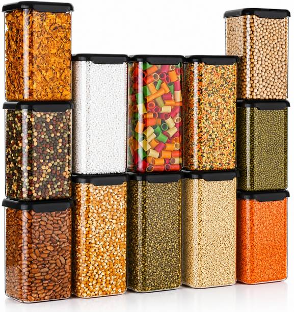 kitchkart Plastic Grocery Container  - 1200 ml, 1500 ml