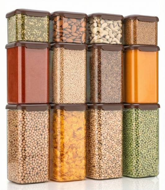 kitchkart Plastic Grocery Container  - 550 ml, 1200 ml, 1500 ml