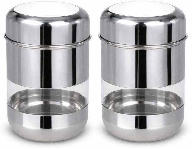 Katyayani SS Stainless Steel Tea Coffee & Sugar Contain...