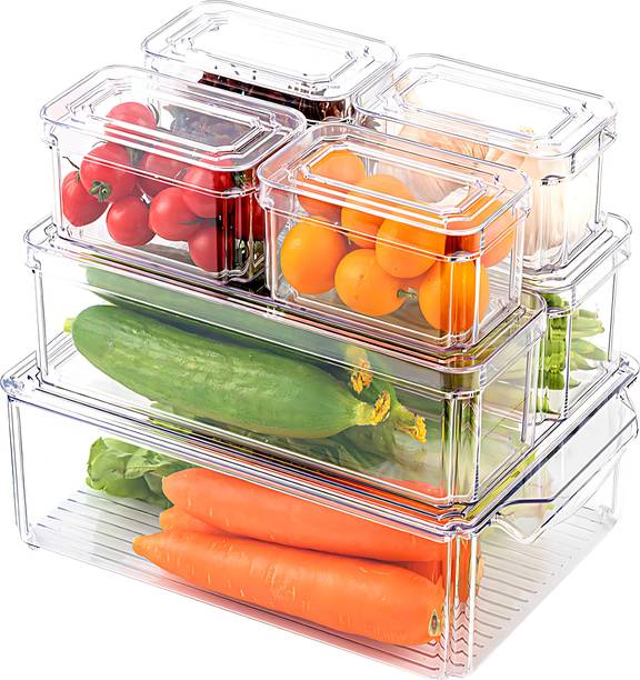 Flipkart SmartBuy Plastic Grocery Container  - 450 ml, 1500 ml, 4000 ml