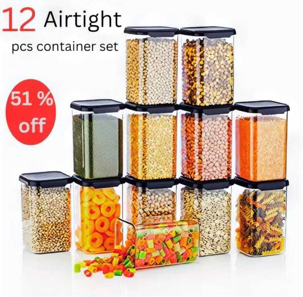SKYLIFE Airtight Plastic Square Container Set for Kitchen Storage Container Set  - 1100 ml