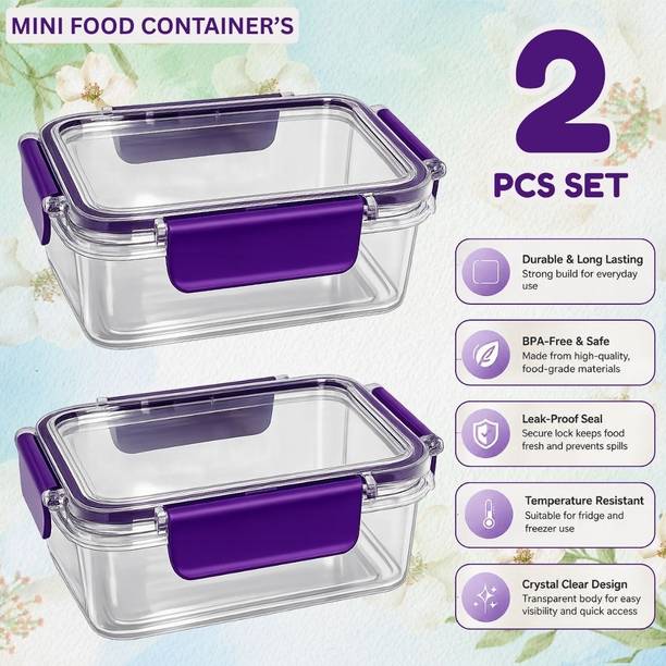 TruSwg Plastic Fridge Container  - 500 ml