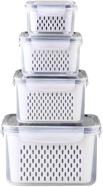 ORVYNLIVING Plastic Fridge Container  - 600 ml