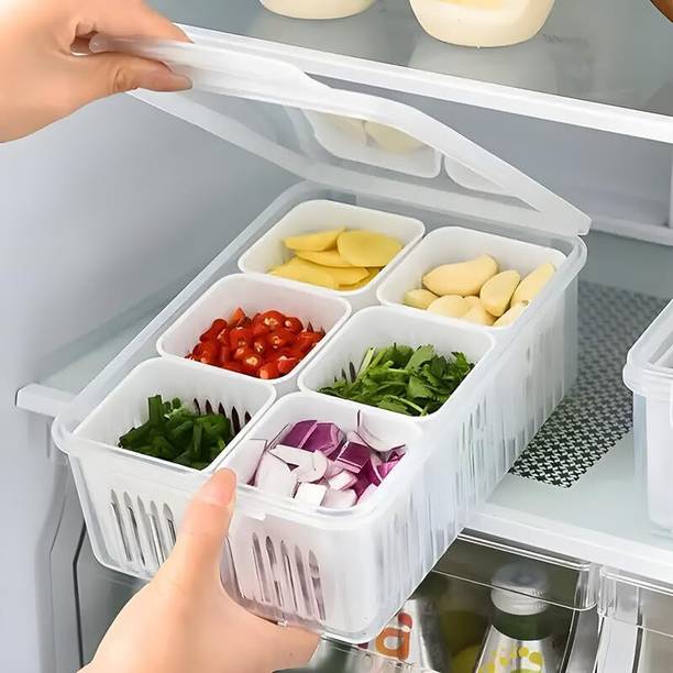 prayati Plastic Fridge Container  - 2200 ml