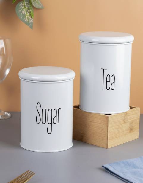 EUJPA Iron Tea Coffee & Sugar Container - 900 ml