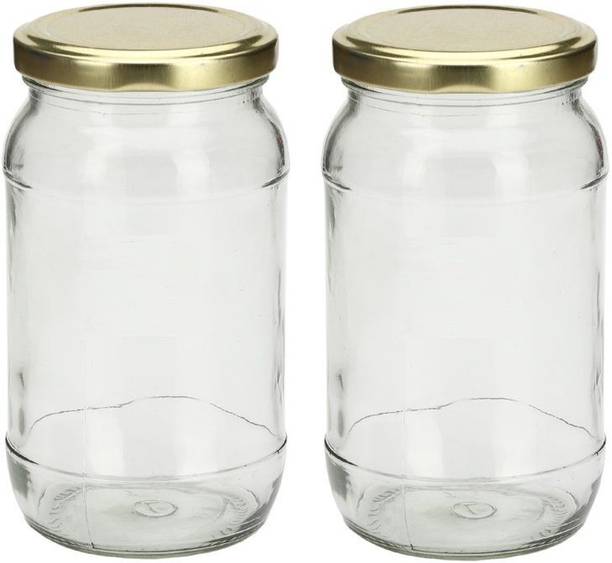 ShopGuru Glass Cookie Jar  - 500 ml