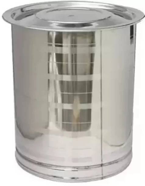 Rajlaxmi Silver, Steel Utility Container - 8 L