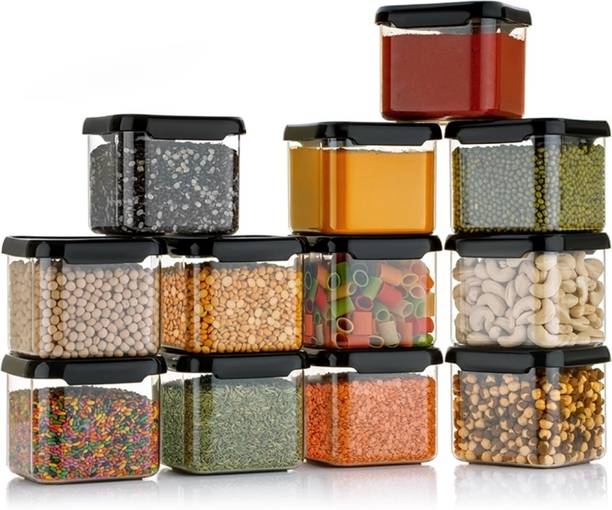 SKYLIFE 100%Unbreakable AirTight Modular Kitchen Plastic Storage Containers Canister Box  - 500 ml
