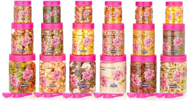 NARIYA Plastic Grocery Container  - 1200 ml, 650 ml, 350 ml