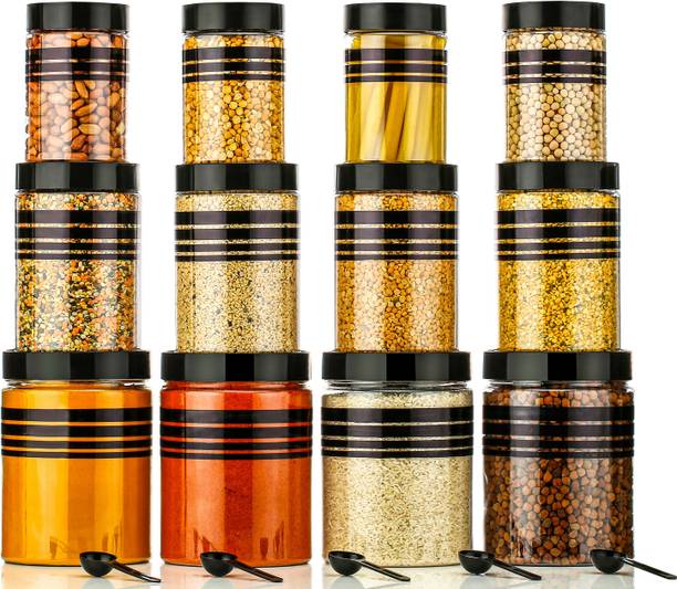 NORVIUM Plastic Grocery Container - 1200 ml, 650 ml, 350 ml