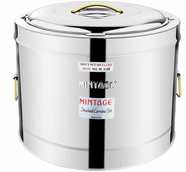 Stainless Steel Hot Pot 25 Liters | Serving Pot for Better Serve Thermoware Casserole